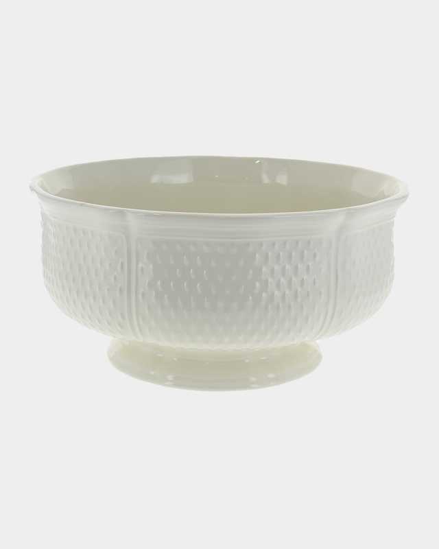 Pont Aux Choux Large Open Vegetable Bowl, White